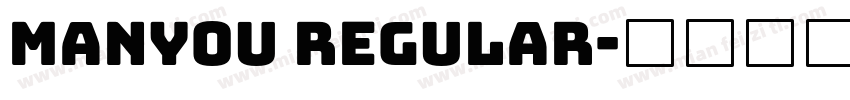 manyou Regular字体转换